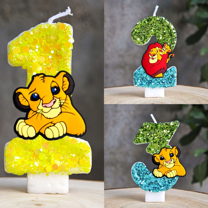Lion King Simba Candle Number  - đánh giá và giá Zebra Candle Supplies