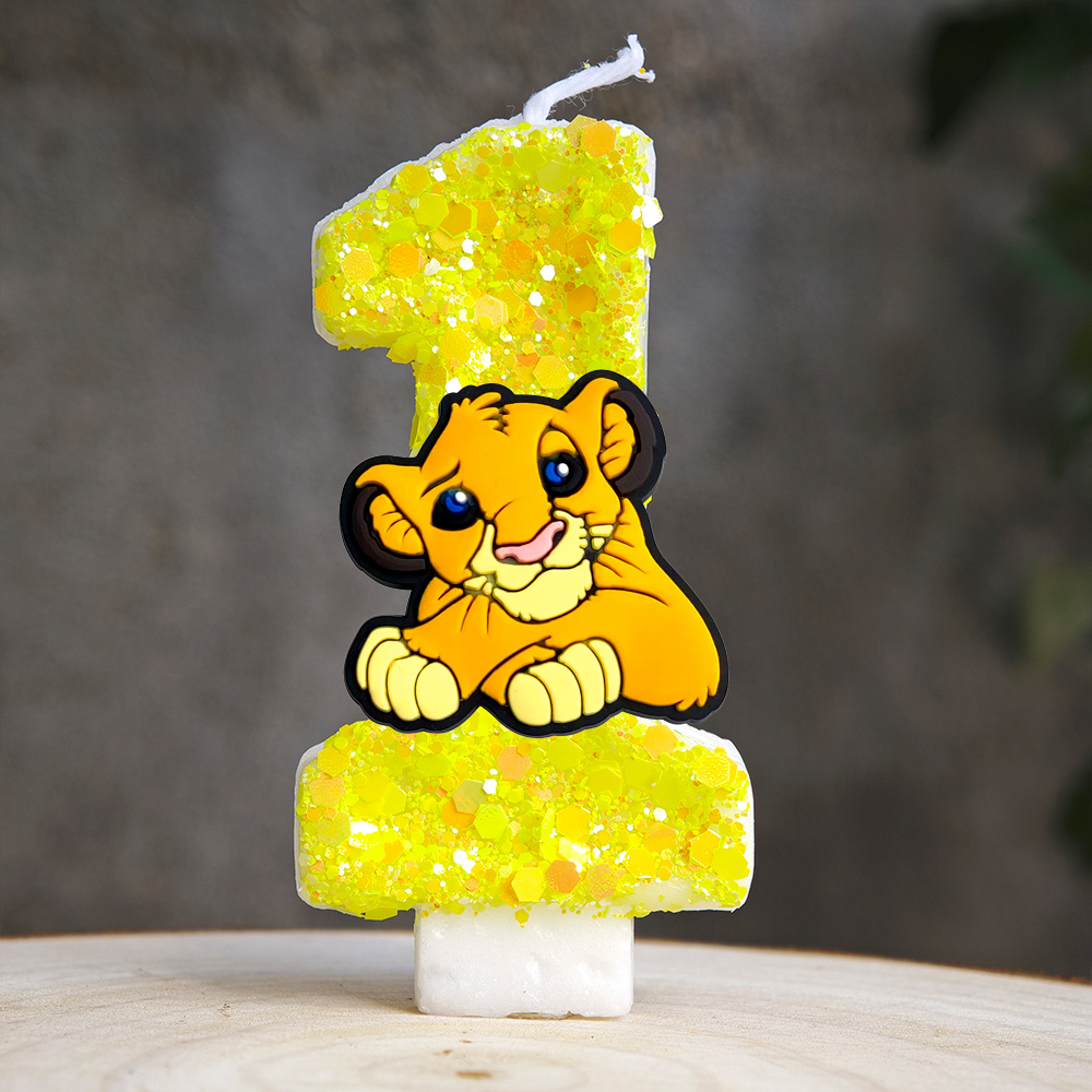 Lion King Simba Candle Number  - đánh giá và giá Zebra Candle Supplies