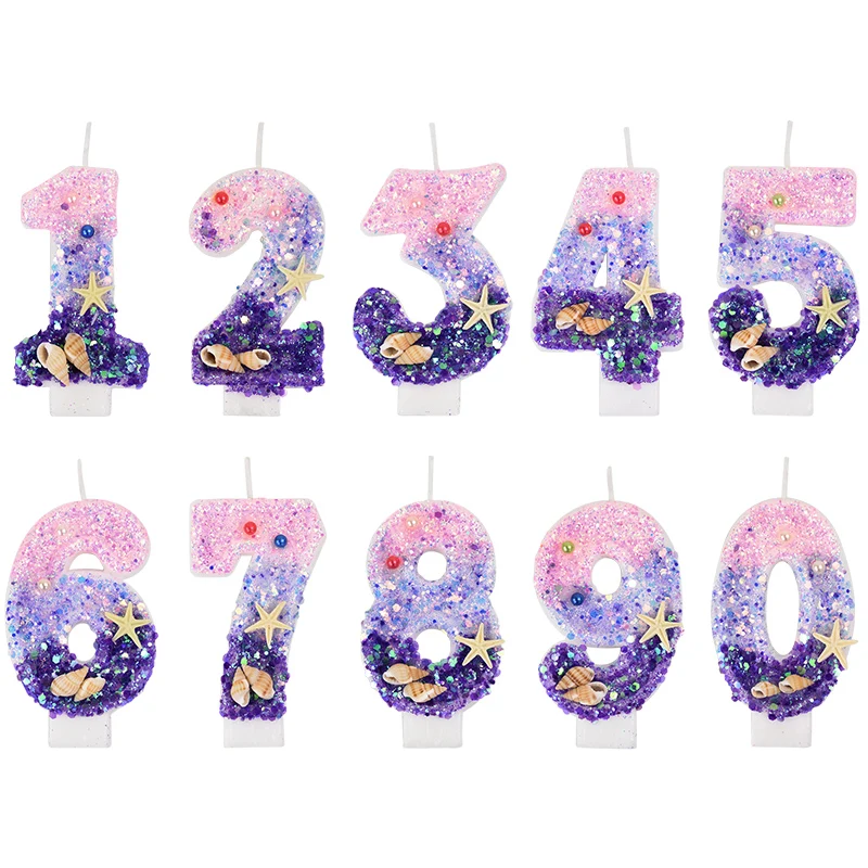 0-9 Number Gradient Candles Me - đánh giá và giá Zebra Candle Supplies