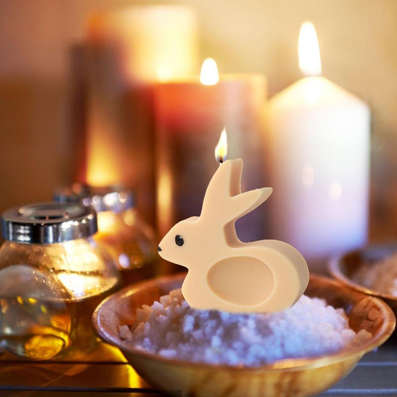 Rabbit Silicone Mold Bunny Sha - đánh giá và giá Candle Making Supplies Usa