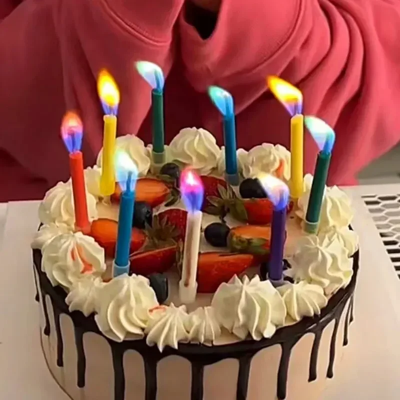 6pcs Colored Birthday Party Su - đánh giá và giá Zebra Candle Supplies