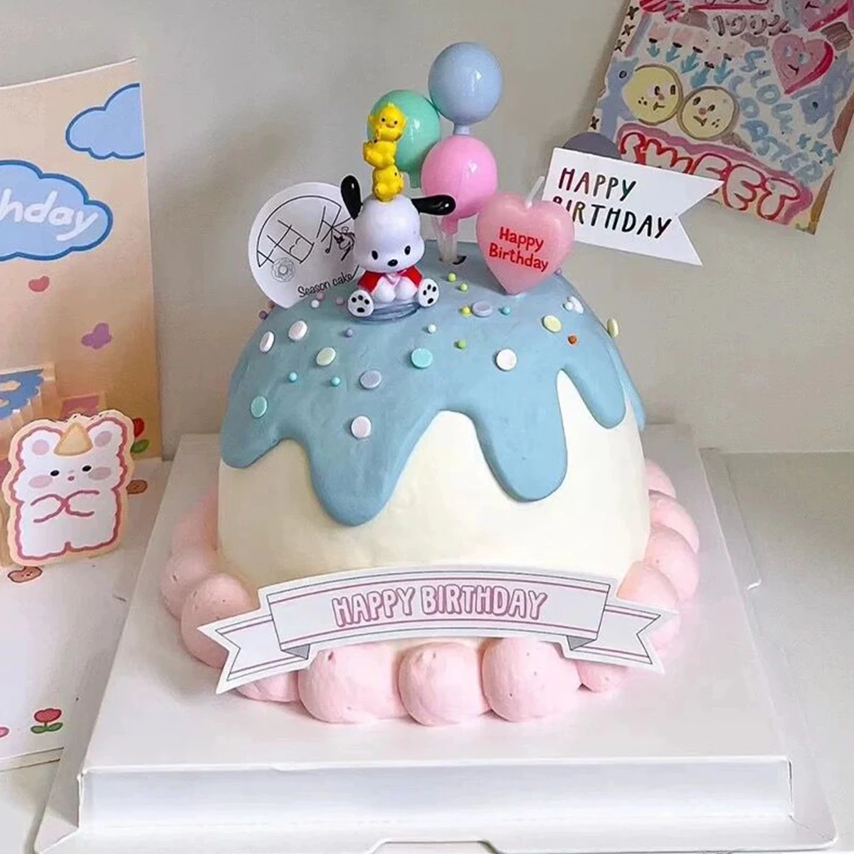 5pcs Cute Heart Shaped Birthda - đánh giá và giá Zebra Candle Supplies