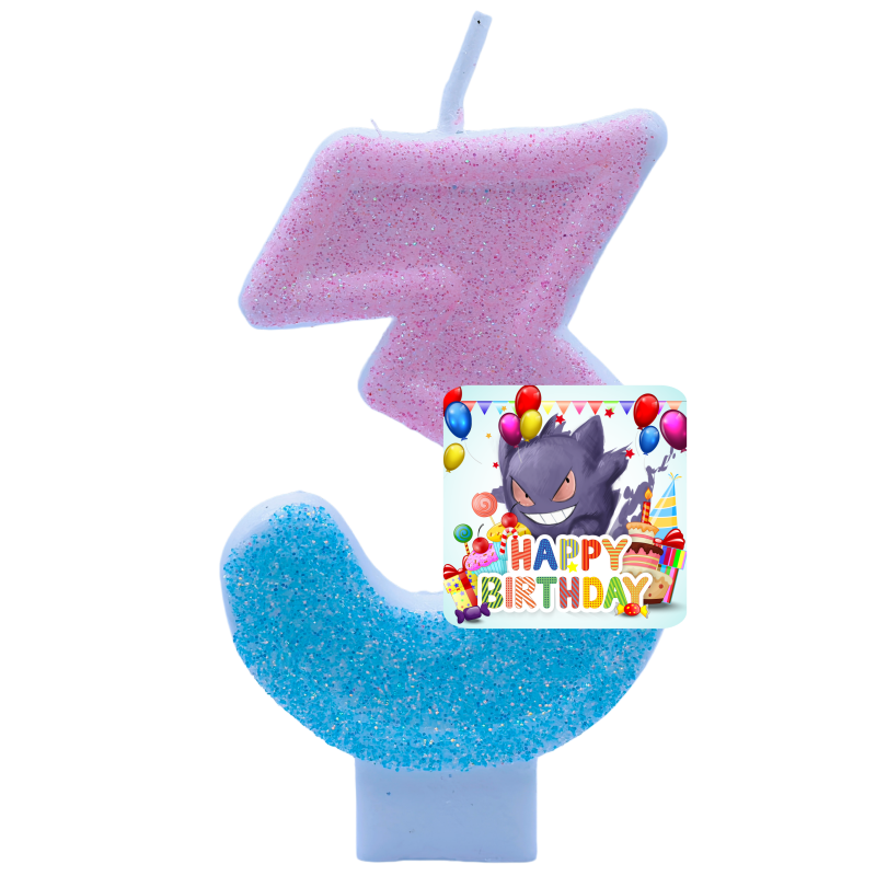 Pokemon Gengar Candles Themed  - đánh giá và giá Zebra Candle Supplies