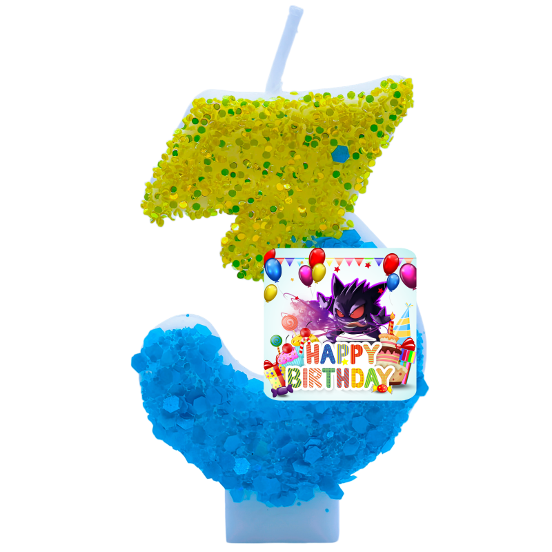 Pokemon Gengar Candles Themed  - đánh giá và giá Zebra Candle Supplies