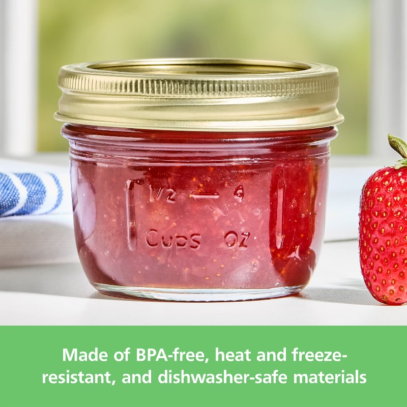 8 oz Mason Jars, Wide Mouth Ha - đánh giá và giá Mason Jar 8Oz