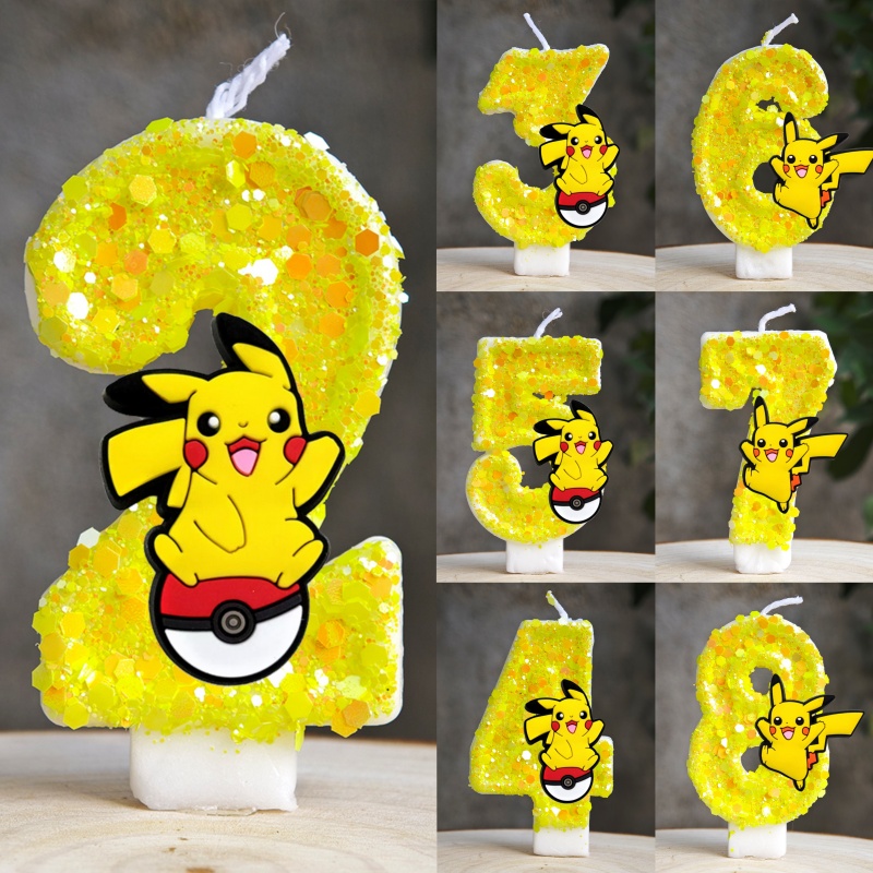Pokemon Pikachu Candle Cartoon - đánh giá và giá Zebra Candle Supplies