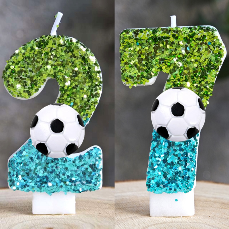 Football Candles Number 0-9 So - đánh giá và giá Zebra Candle Supplies