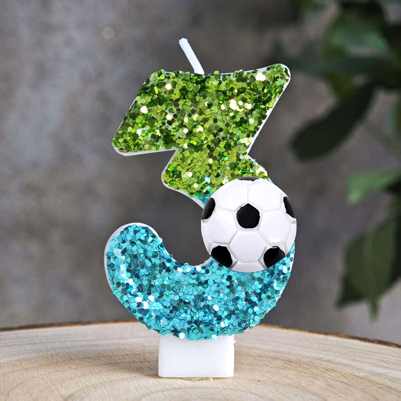 Football Candles Number 0-9 So - đánh giá và giá Zebra Candle Supplies