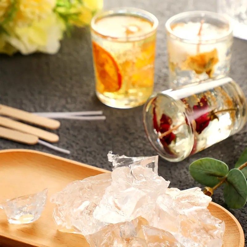 Transparent Crystal Wax, Jelly - đánh giá và giá Candle Making Supplies Usa